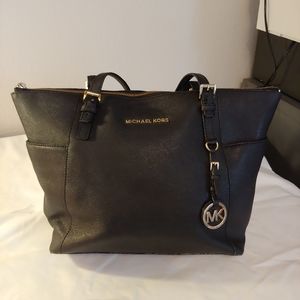 Pre-owned Black Faux Leather? Michael Kors Handbag